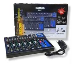Mesa De Som 7 Canais Boombox Usb Bluetooth Phantom