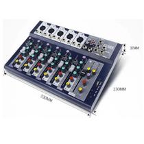 Mesa de Som 7 Canais Efeito Profissional Ideal Para Igreja Alta Qualidade F7USB