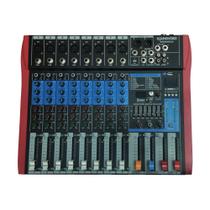 Mesa de Som 8 Canais MS802 EUX - SOUNDVOICE Mesa de Som 8 Canais MS802 EUX - SOUNDVOICE