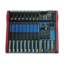 Mesa de Som 8 Canais MS802 EUX - SOUNDVOICE