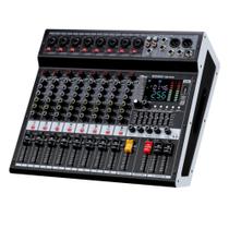 Mesa de som amplificada BOMGE PMX-802B 8 canais 2x400W USB Bluetooth Mesa de som amplificada BOMGE PMX-802B 8 canais 2x400W USB Bluetooth
