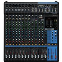Mesa de Som Analógica 16 Canais YAMAHA MG16XU Entradas USB