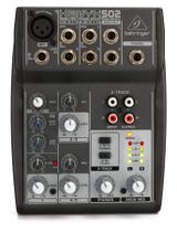 Mesa de Som Analógica Behringer XENYX 502 com 5 Entradas e 2 Barramentos Mesa de Som Analógica Behringer XENYX 502 com 5 Entradas e 2 Barramentos