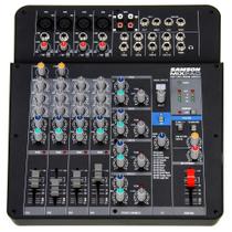 Mesa de Som Analógica Samson MXP124FX USB Com Efeitos Mesa de Som Analógica Samson MXP124FX USB Com Efeitos