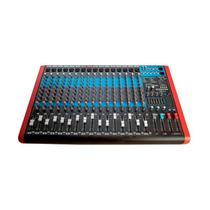 Mesa de Som Analógica SoundVoice MS16.4 16C 4 AUX de 16 Canais Bluetooth