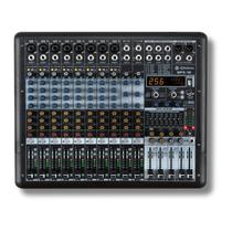Mesa de Som Analógica Waldman QPX-12 12 Canais com Phantom +48 V, USB 48 kHz, DSP 32-bit (256 Presets), Bluetooth, MP3/REC, 2 Subgrupos, 3 AUX, EQ Gráfico 7 Bandas, Inserts por Canal, Faders 70 mm