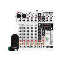 Mesa de Som Automotivo 6 Canais Bluetooth Player com Efeito Echo FX Taramps 901842 Mesa de Som Automotivo 6 Canais Bluetooth Player com Efeito Echo FX Taramps 901842
