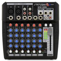 Mesa De Som Automotivo Stetsom Stm1206 6 Canais 4 Eq Band Mesa De Som Automotivo Stetsom Stm1206 6 Canais 4 Eq Band