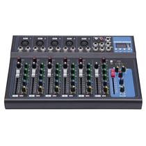 Mesa de Som BalaQiong 7 Canais Bluetooth 110V Phantom Power Mesa de Som BalaQiong 7 Canais Bluetooth 110V Phantom Power