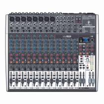 Mesa de Som Behringer 16 canais Xenyx X2222USB