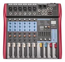 Mesa De Som Bluetooth Soundvoice 6 Canais Ms602 Eux 127/220v