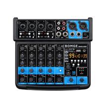 Mesa de Som BOMGE BMG-06F USB Bluetooth 6 Canais