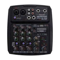 Mesa de Som Compacta Soundvoice MC4BT Mesa de Som Compacta Soundvoice MC4BT