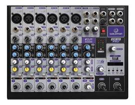 Mesa De Som Console Mixer Waldman 10 Canais Cp-10fxu Delay