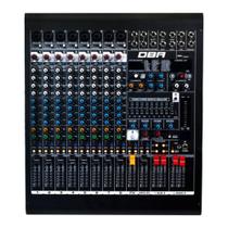 Mesa de Som DBR DM8 USB 9 Canais (8 Mono + 1 USB) Bivolt