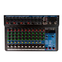 Mesa de som de 12 canais controle de som mesa dj