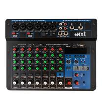 MESA DE SOM DE 8 CANAIS Mesa DJ Controle de som