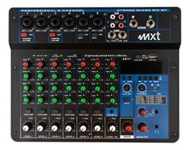 Mesa De Som De 8 Canais Mx-8t Mxt Bluetooth Usb Mesa De Som De 8 Canais Mx-8t Mxt Bluetooth Usb