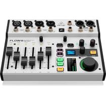 Mesa De Som Digital Behringer Flow 8 De 8 Canais C/ Efeitos Mesa De Som Digital Behringer Flow 8 De 8 Canais C/ Efeitos