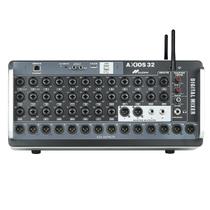 Mesa De Som Digital Rack Duonn Axios 32 Com 14 Aux 32 Canais Dsp Usb Phantom Wifi