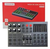 Mesa De Som Digital Sonoro Áudio Mixer Bateria MSP-003 - Tomate