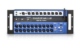 Mesa De Som Digital Soundcraft Ui24 Profissional 24 Canais UI24R USB Wifi Multitrack