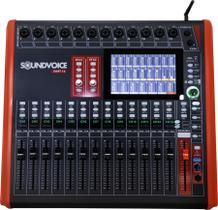 Mesa De Som Digital Soundvoice Shift 16 Efeito 6 Auxiliares Banda Igreja Evento