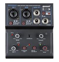 Mesa de Som e Interface de Audio Lexsen GOMIX-2 USB / Bluetooth - 9904