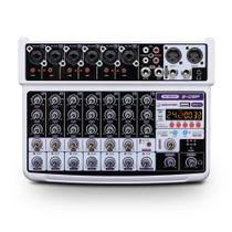 Mesa de Som e Interface de Audio Waldman ST-8 DSP Stream USB/Bluetooth - 8 Canais Mesa de Som e Interface de Audio Waldman ST-8 DSP Stream USB/Bluetooth - 8 Canais