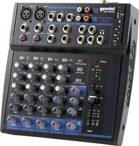Mesa de Som Gemini GEM-08USB Bluetooth USB de 8 Canais