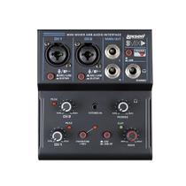 Mesa de Som Go Mix 2 Lexsen de 2 canais com interface USB e Bluetooth