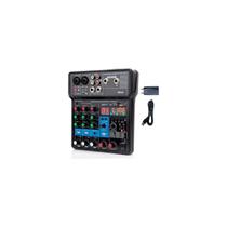 Mesa de som interface 4 canais teyun 24 tipos de efeitos voz Mesa de som interface 4 canais teyun 24 tipos de efeitos voz