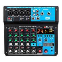 Mesa de som interface 6 canais mxt mx-6t usb 24 efeitos Mesa de som interface 6 canais mxt mx-6t usb 24 efeitos