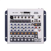 Mesa de som ll audio sense 802 mn 8 canais usb bluetooth fm Mesa de som ll audio sense 802 mn 8 canais usb bluetooth fm