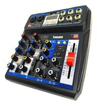 Mesa De Som Minii Tyt-006 Bluetooth Mp3 Profissional Tomate