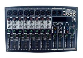 Mesa de Som Mixer BOXX BX8 8 Canais para Lives e Gravações Interface Plug and Play para Smartphones