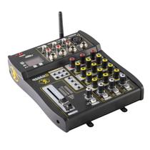 Mesa de Som Mixer Eros M 0302P Com Player 3 Canais Bluetooth