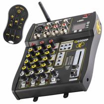 Mesa de Som Mixer Eros M0302P Player Profissional 3 Canais Equalizador Som DJ com Controle Longa Distância Mesa de Som Mixer Eros M0302P Player Profissional 3 Canais Equalizador Som DJ com Controle Longa Distância