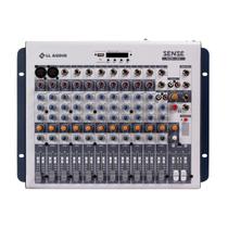 Mesa de som Mixer Sense 1202 com 12 canais LL Audio