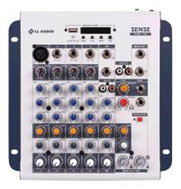 Mesa De Som Mixer Sense 602 Com 6 Canais Ll Audio