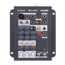 Mesa De Som Mixer Starmix 402 com 4 Canais Ll Audio