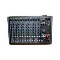 Mesa de Som MXT 13 Canais USB 2 aux MX SOLO2UX13
