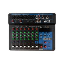 Mesa de Som MXT 8 Canais Efeito Bluetooth Interface MX-8T Mesa de Som MXT 8 Canais Efeito Bluetooth Interface MX-8T