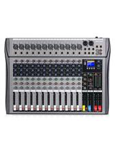 Mesa de Som Nick Wins Mixer DJ USB de 12 Canais para Gravação