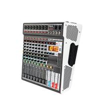 Mesa de Som Profissional 8 Canais USB Bluetooth Amplificada Equalizador 7 Bandas DSP Integrado ON-MX