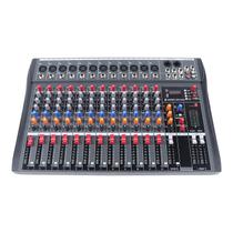 Mesa de Som Profissional Portátil Xianikoho Bluetooth de 12 Canais Mesa de Som Profissional Portátil Xianikoho Bluetooth de 12 Canais