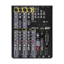 Mesa de Som SKP Pro Audio VZ-8.2 8 Canais Efeitos & Reprodutor USB