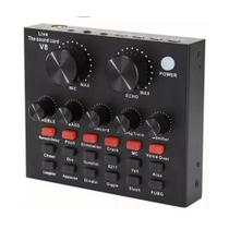 Mesa De Som Smart Conjunto Interface V8 Podcast E Lives com efeitos Mesa De Som Smart Conjunto Interface V8 Podcast E Lives com efeitos
