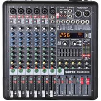 Mesa de Som Sotex 6 canais SM0603UX Mesa de Som Sotex 6 canais SM0603UX