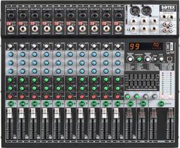 Mesa De Som Sotex Sp1002ux 10 Canais Combo Interface Usb Mesa De Som Sotex Sp1002ux 10 Canais Combo Interface Usb